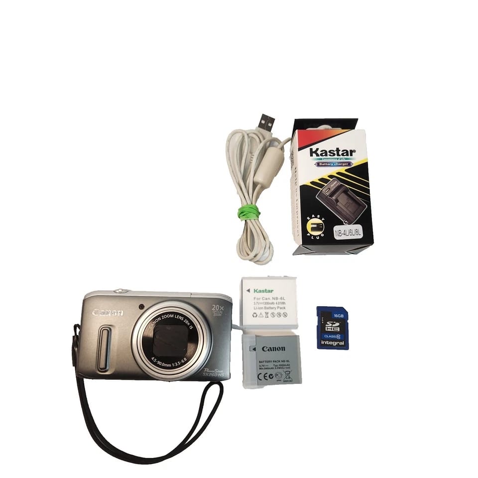 Canon PowerShot SX260 HS Digital Cameras Green New Body Only