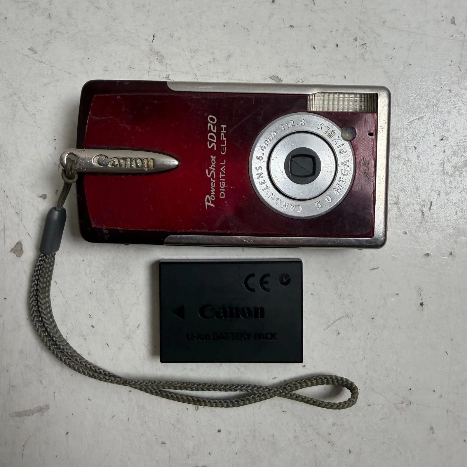 Canon PowerShot SD20 Digital Cameras Silver Used - Good Body Only