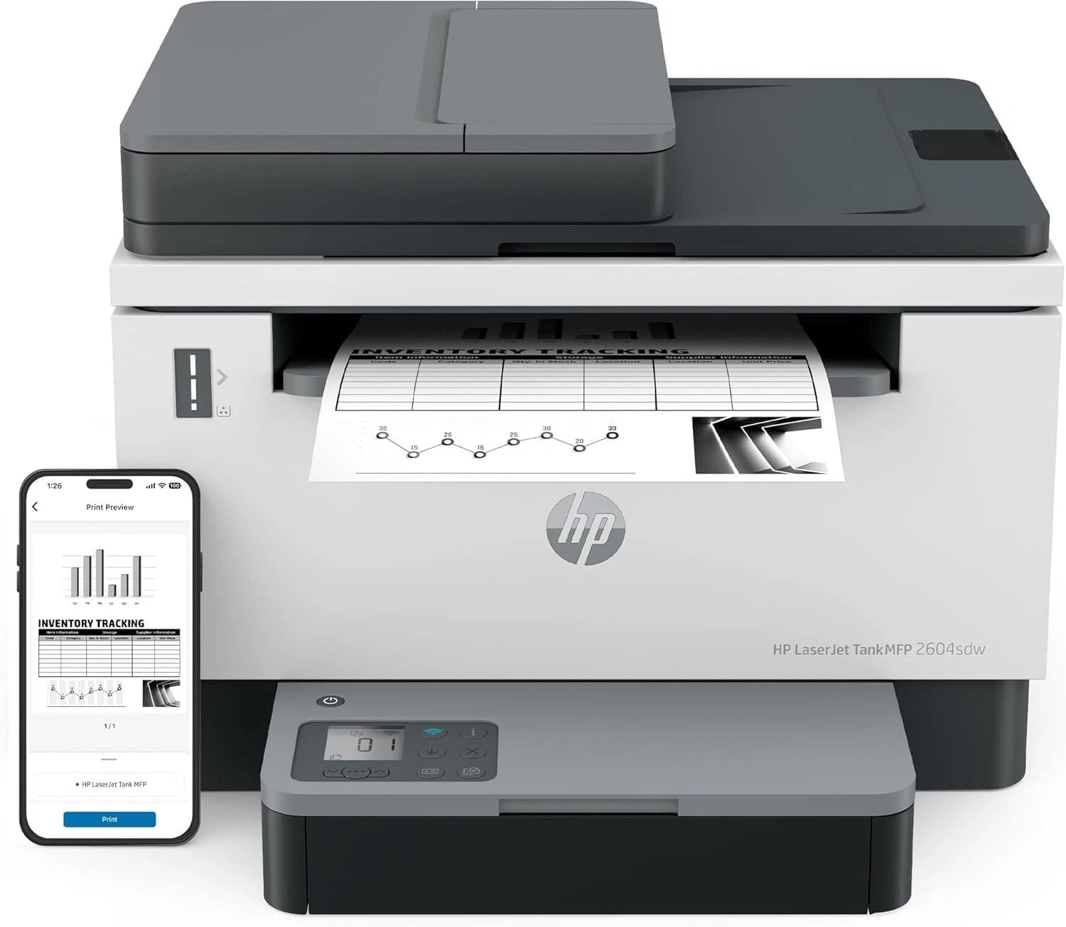 HP LaserJet Tank MFP 2604sdw Printers New
