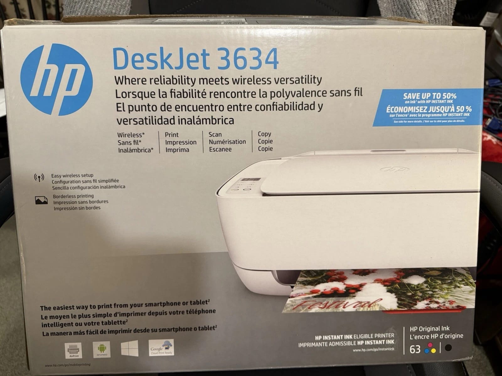 HP deskjet 3634 Printers For parts or not working