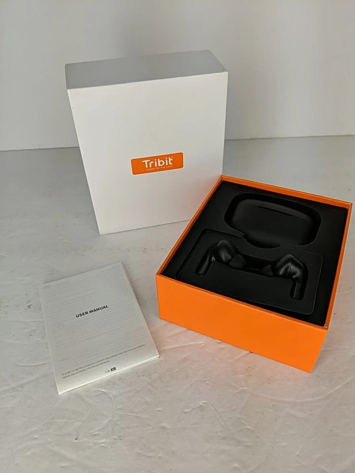 Tribit Flybuds C1 Headphones & Earbuds Black New