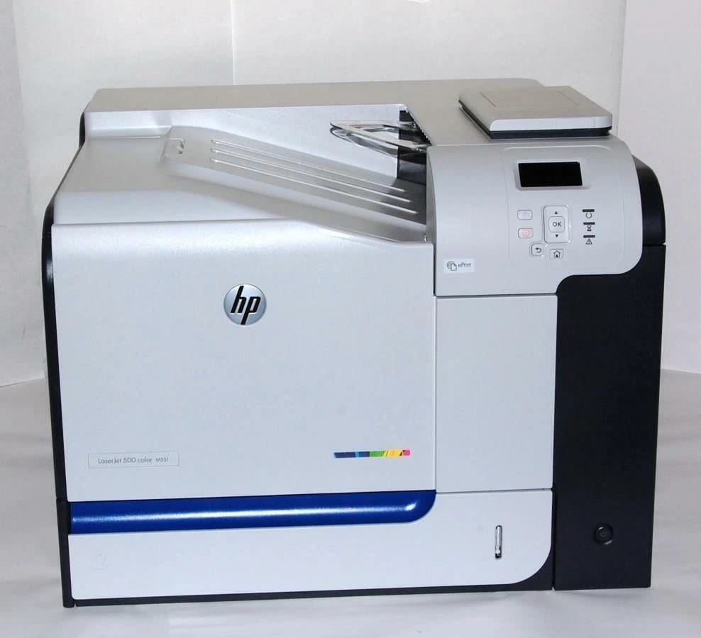 HP LaserJet Enterprise 500 M551DN Printers Refurbished - Excellent