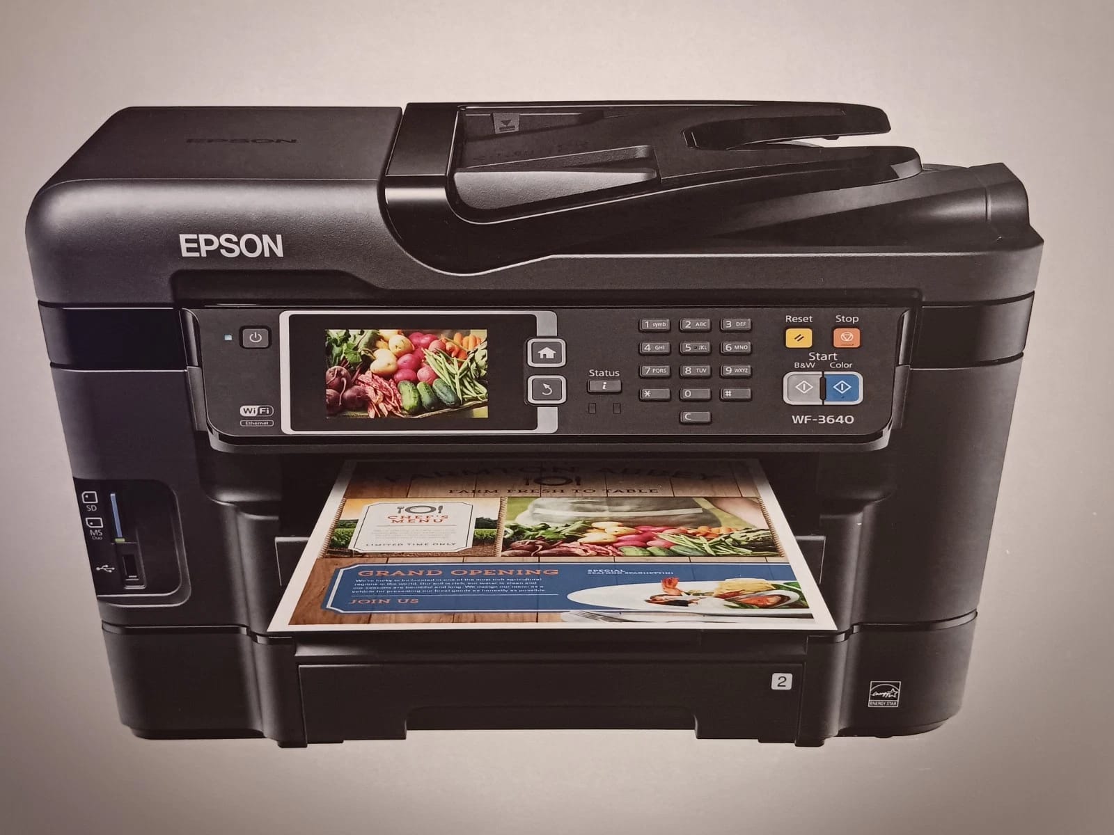 Epson WorkForce WF-3640 Printers New