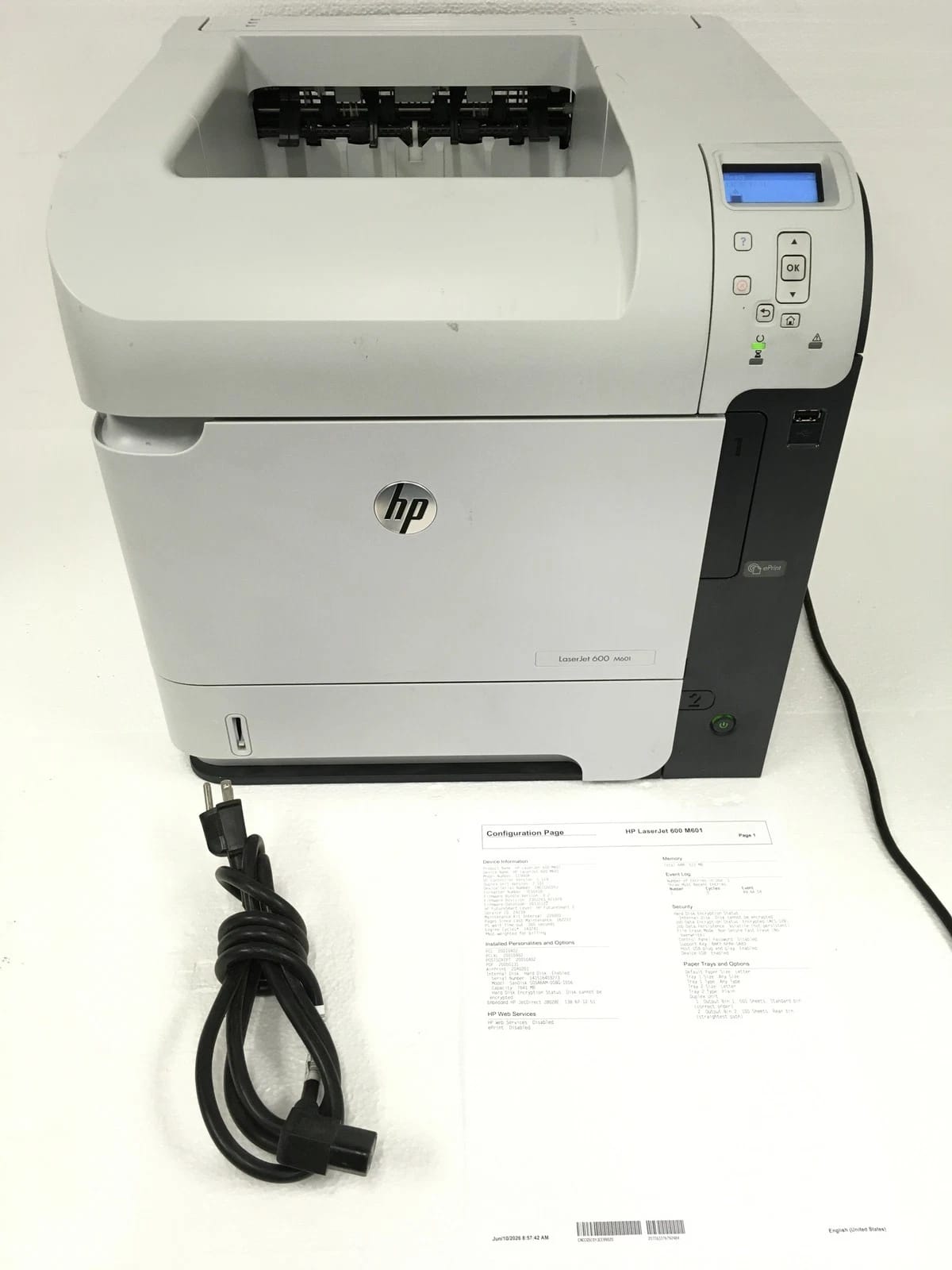 HP M601 Printers Used - Good