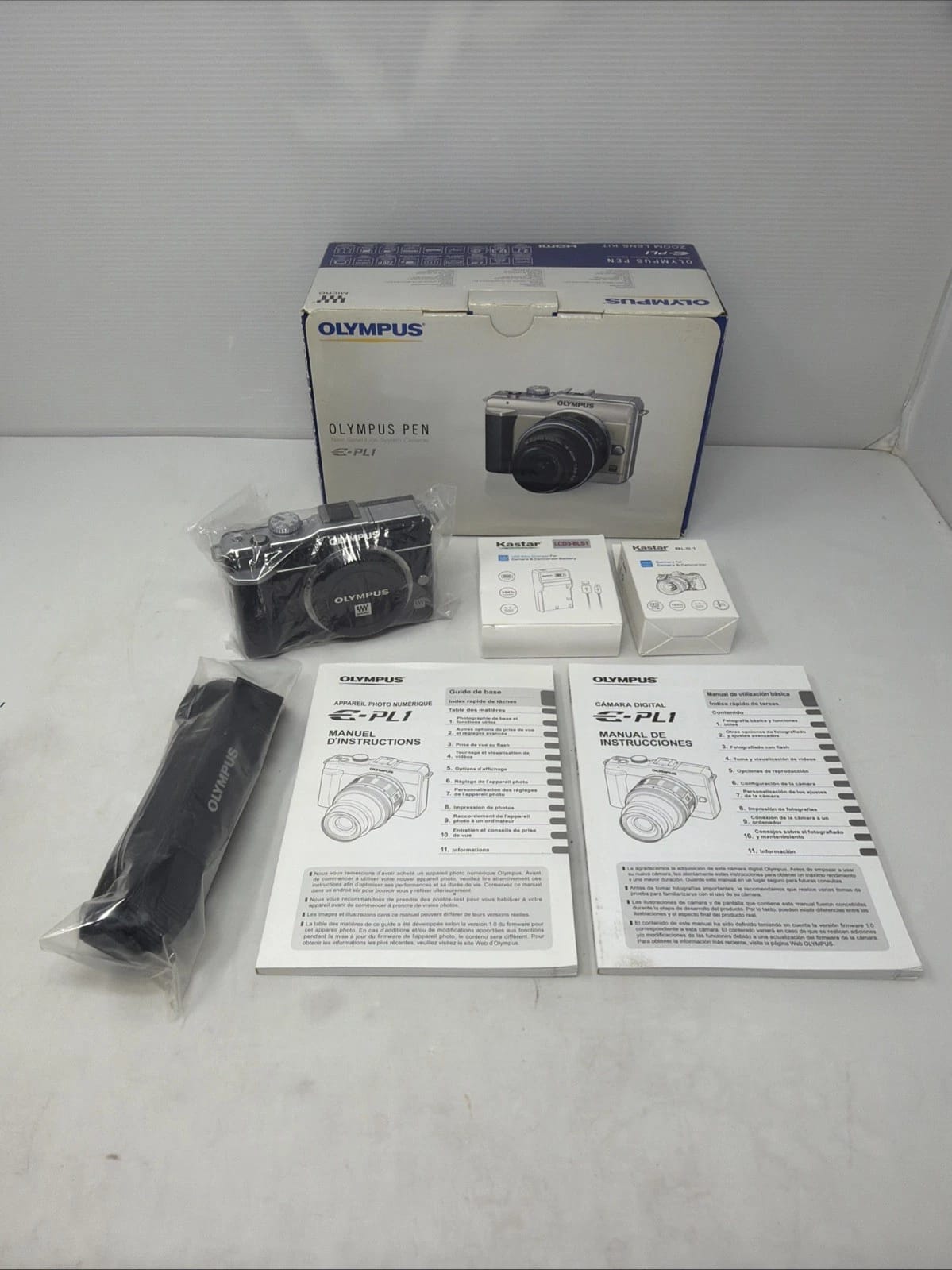 OM SYSTEM PEN E-PL1 Digital Cameras Silver New w/ 14-42mm Kit