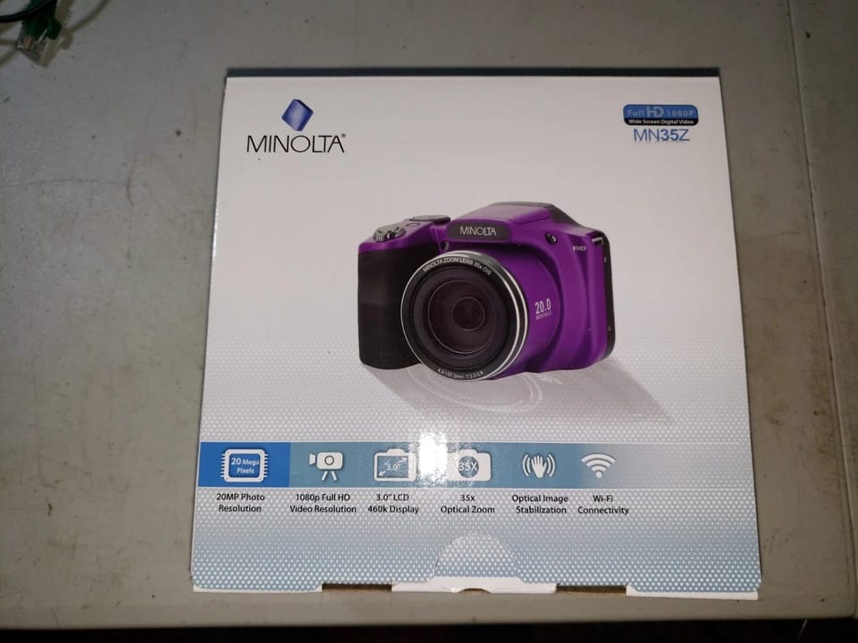 Minolta M35Z Digital Cameras Purple New Body Only