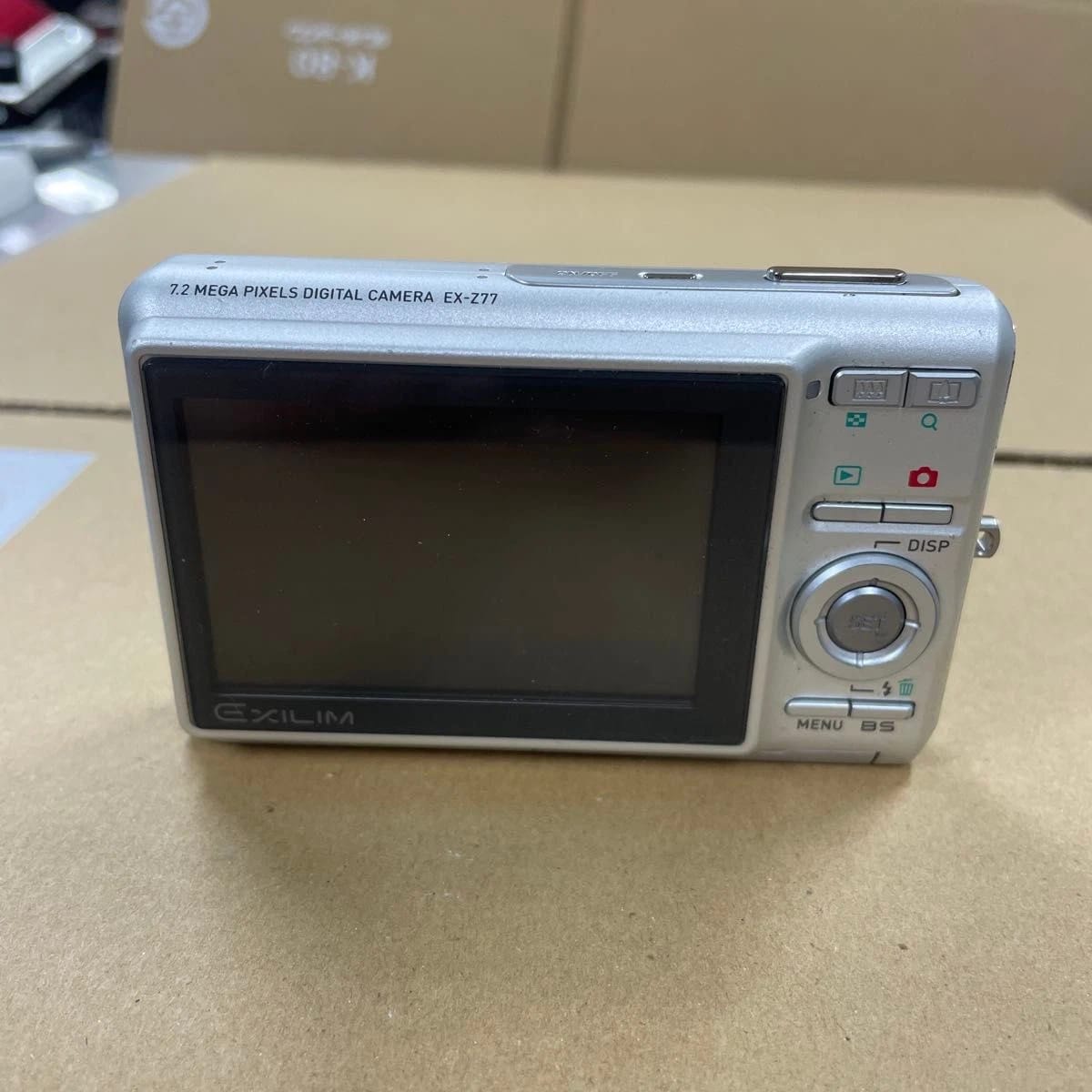 Casio EX-Z77 Digital Cameras White Used - Very Good Body Only