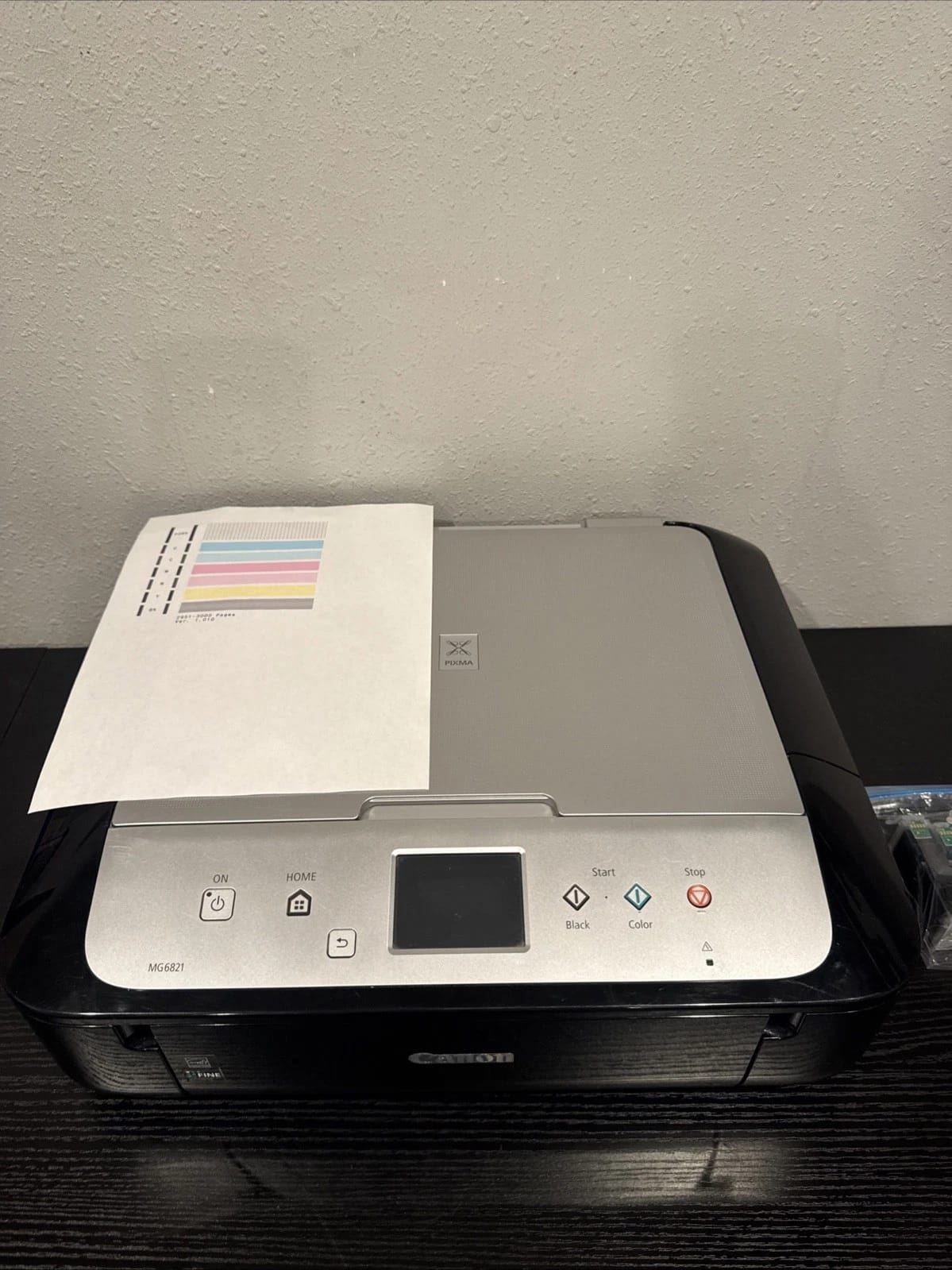 Canon PIXMA MG6821 Black/Silver Wireless Printers New