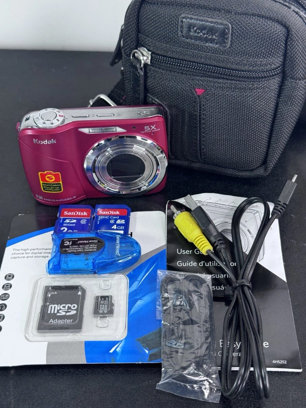 Kodak EasyShare C190 Digital Cameras Red Used - Very Good Body Only