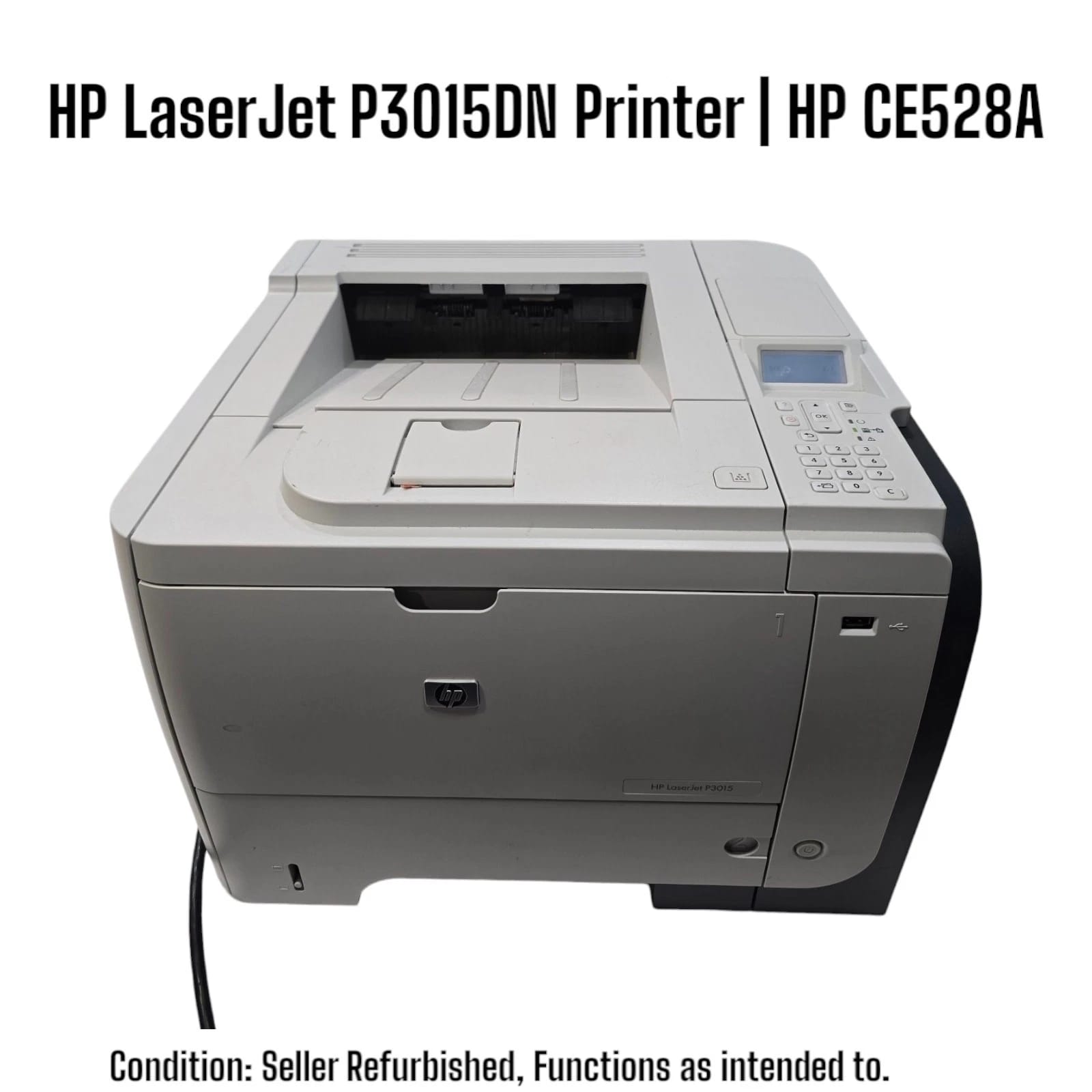 HP P3015dn, CE528A Printers Used - Good