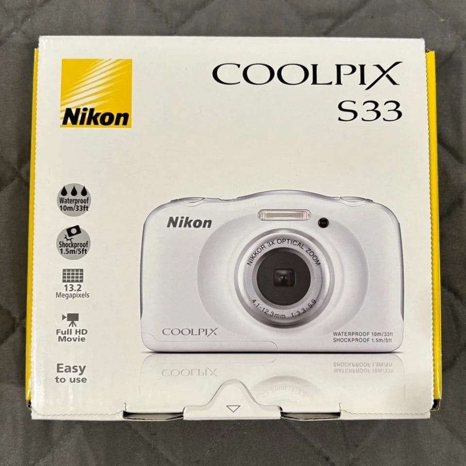 Nikon COOLPIX S33 Digital Cameras Yellow New Body Only
