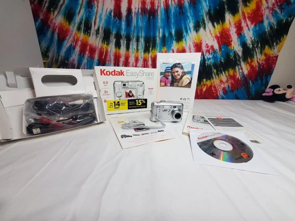 Kodak cx7430 Digital Cameras Silver Used - Good Body Only