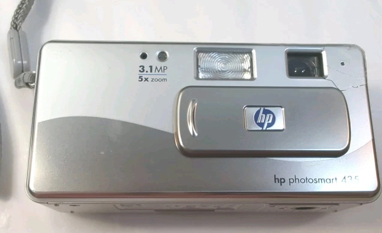 HP Photosmart 435 Digital Cameras Silver Used - Good Body Only