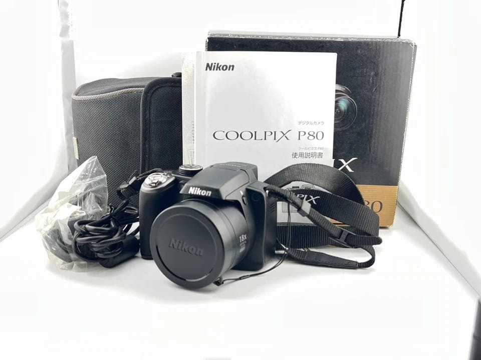 Nikon COOLPIX P80 Digital Cameras Black New Body Only