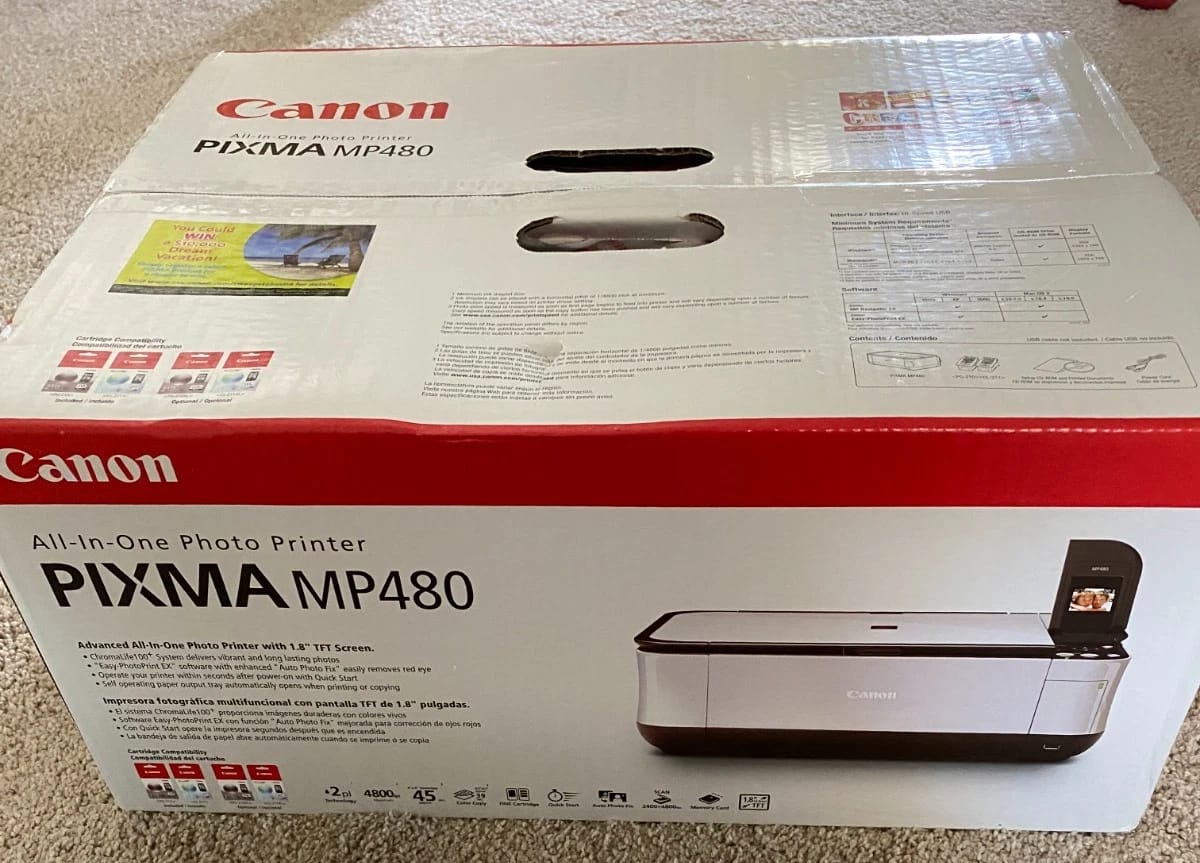 Canon mp480 Printers New
