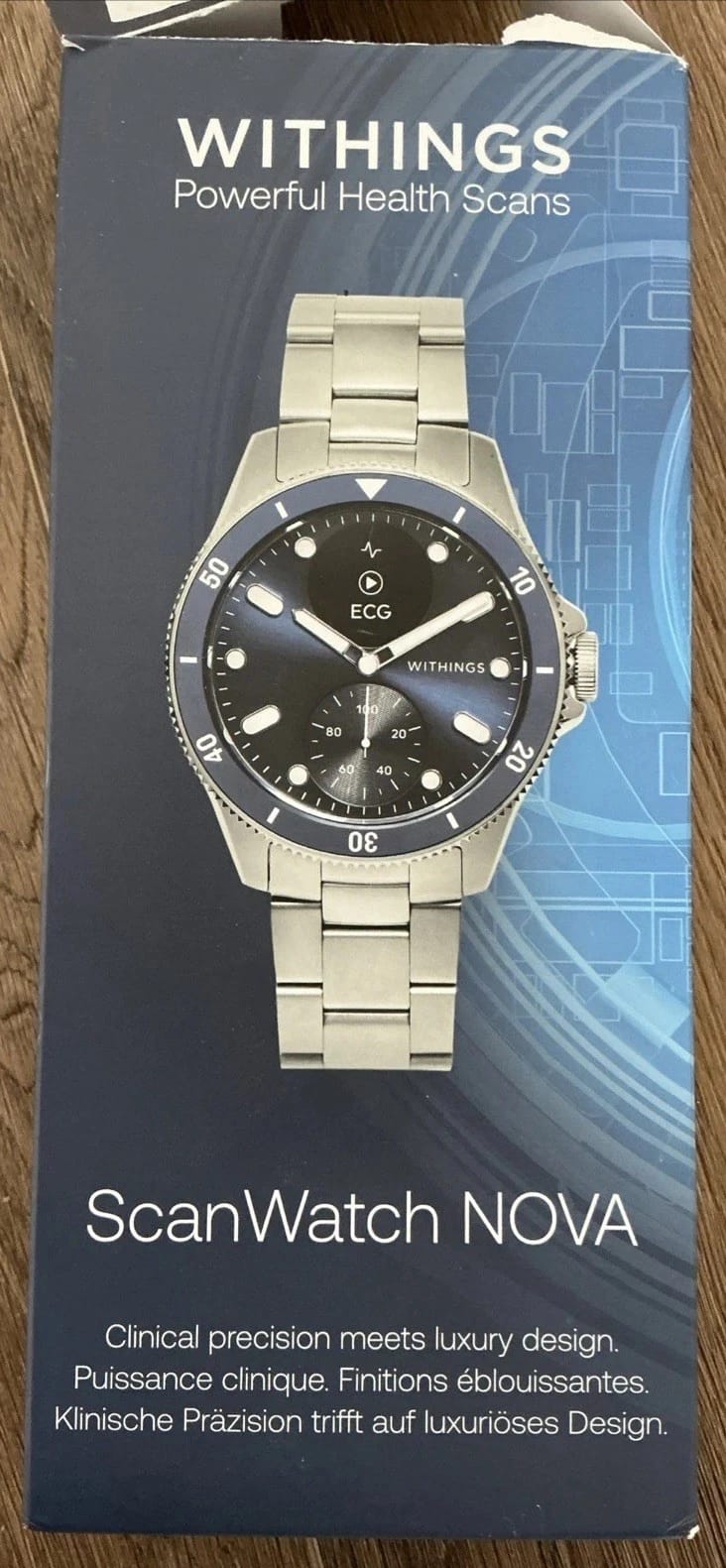 Withings ScanWatch Nova Smartwatches Blue 42mm New