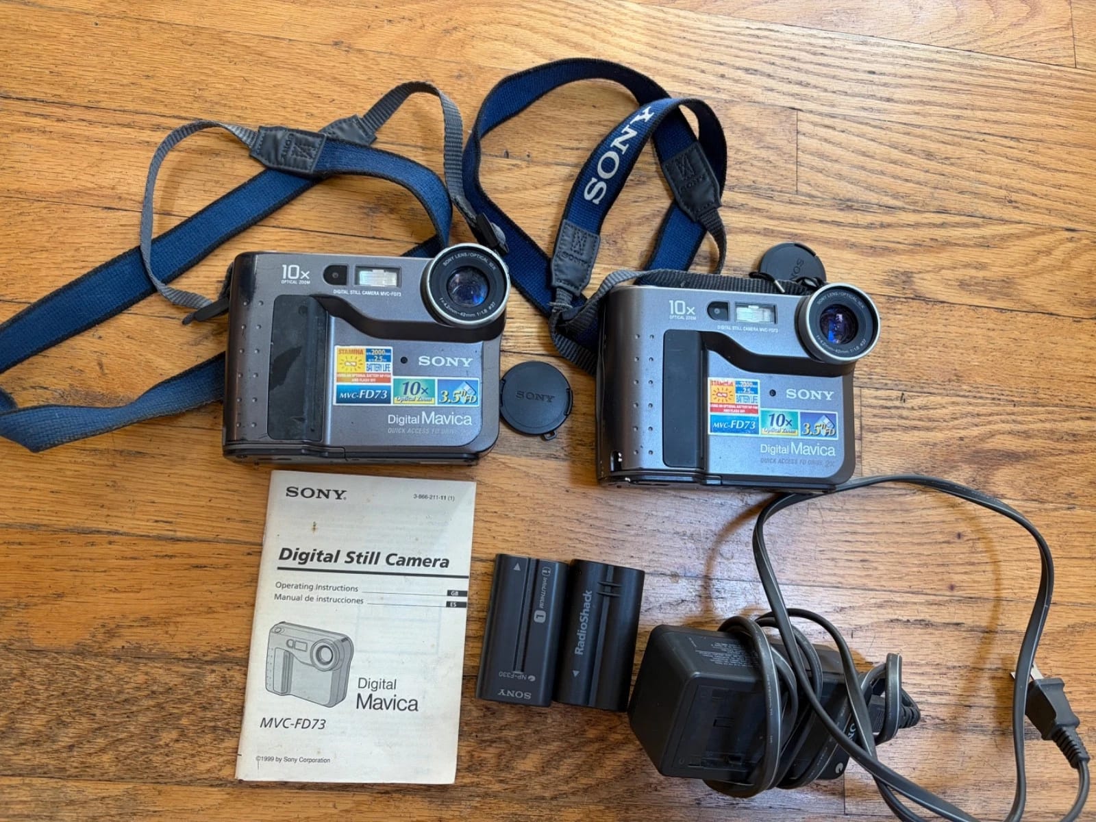 Sony Mavica MVC-FD73 Digital Cameras Gray New Body Only