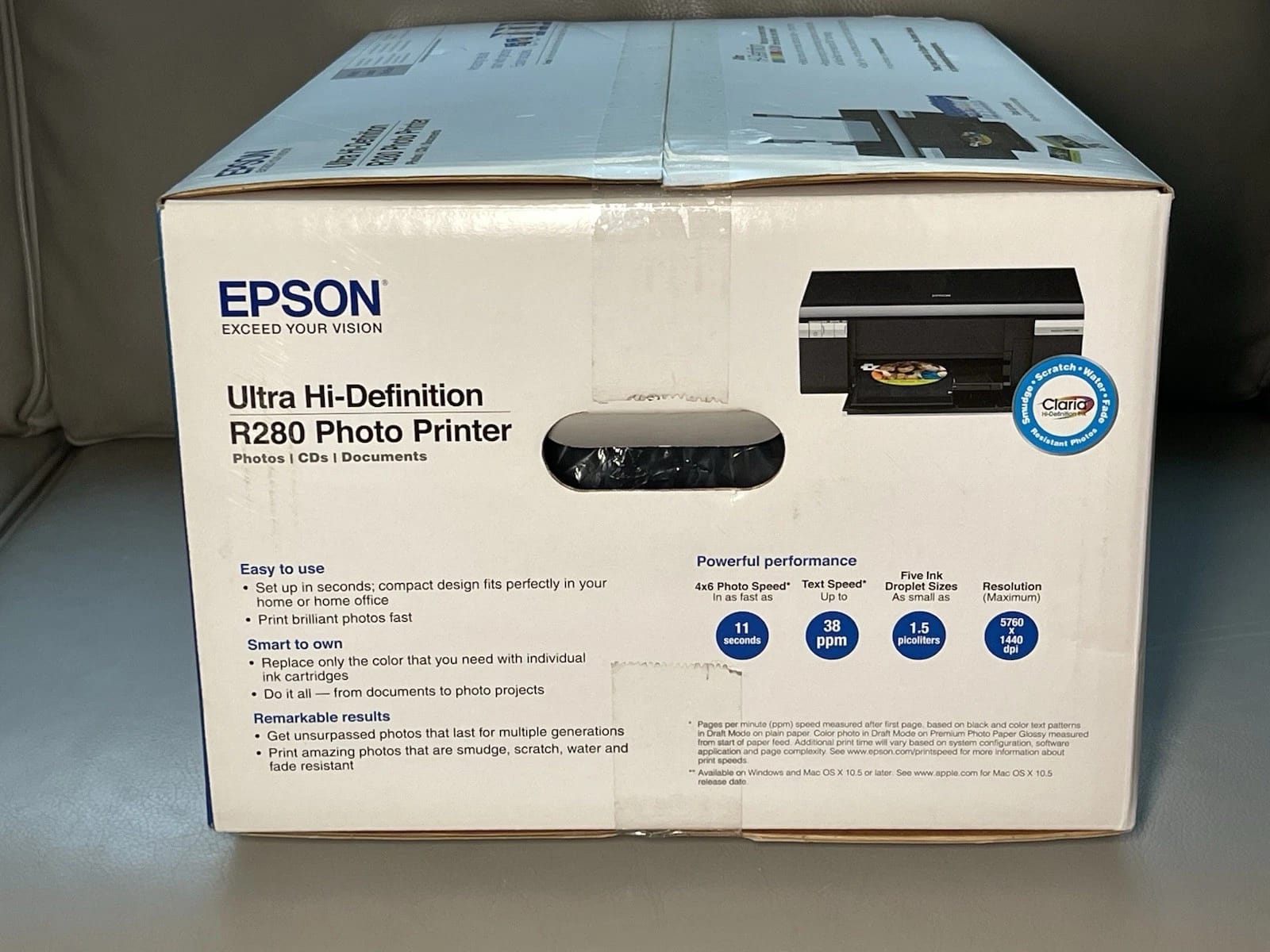 Epson Stylus Photo R280 Printers Black New