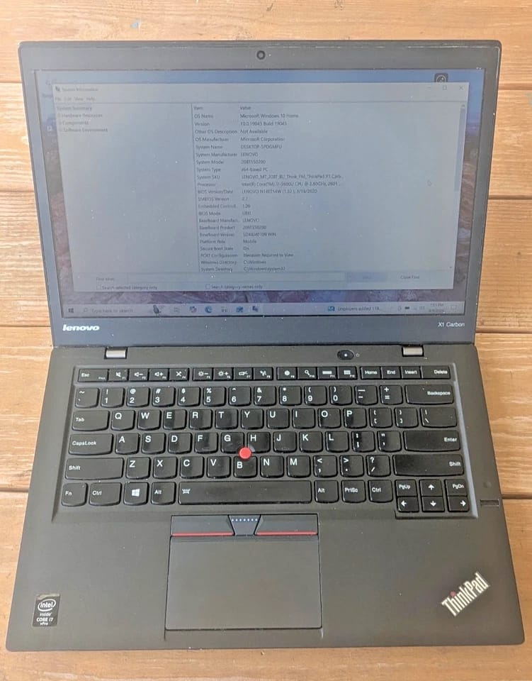 Lenovo ThinkPad X1 Carbon Gen 3 Computers