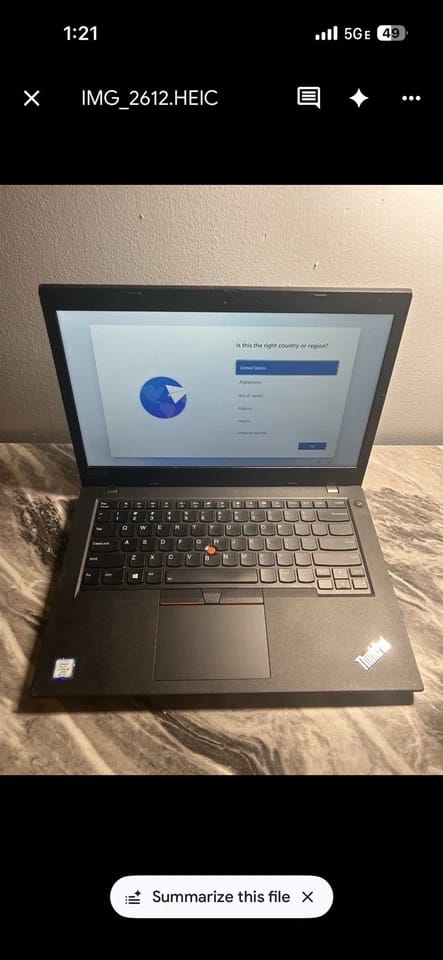 Lenovo ThinkPad L490 Computers