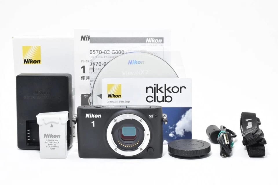 Nikon 1 S2 Digital Cameras Red New w/ 11-27mm Kit