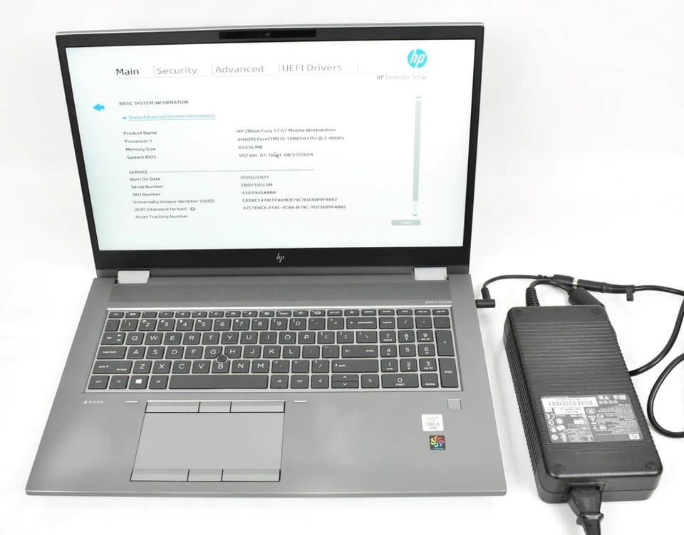 HP ZBook Fury 17 G7 Computers 512GB 32GB Used - Good