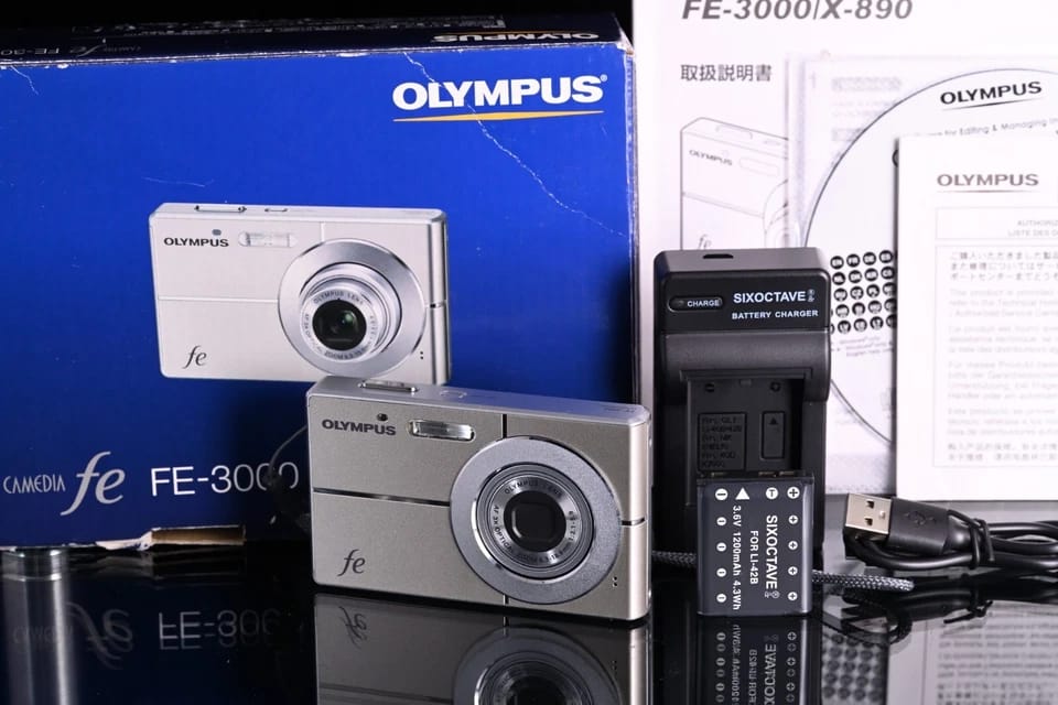 OM SYSTEM fe-3000 Digital Cameras Gray New Body Only