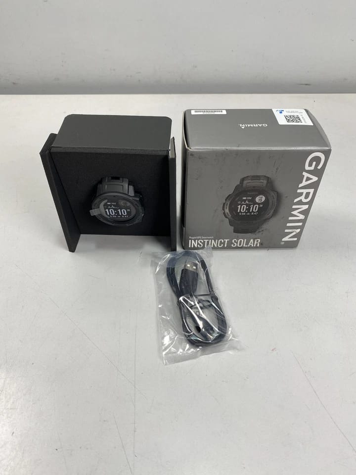 Garmin Instinct Solar Smartwatches Blue 45mm Refurbished - Excellent