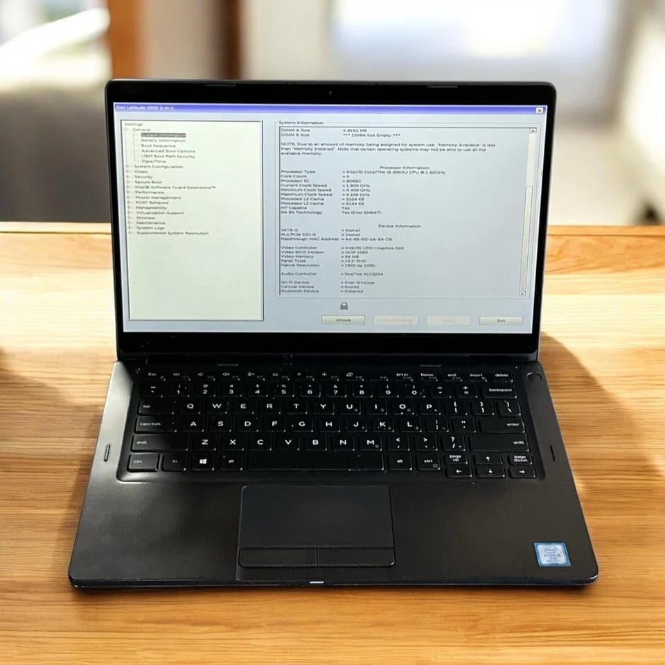 Dell Latitude 5300 2-in-1 Computers 256GB 16GB Refurbished - Excellent