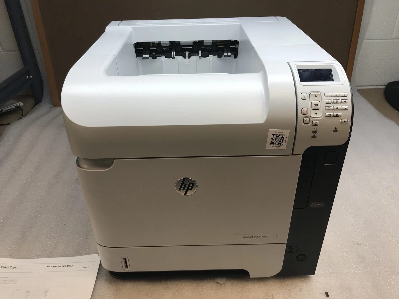 HP LaserJet Enterprise 600 M602 Laser Printers Used - Good