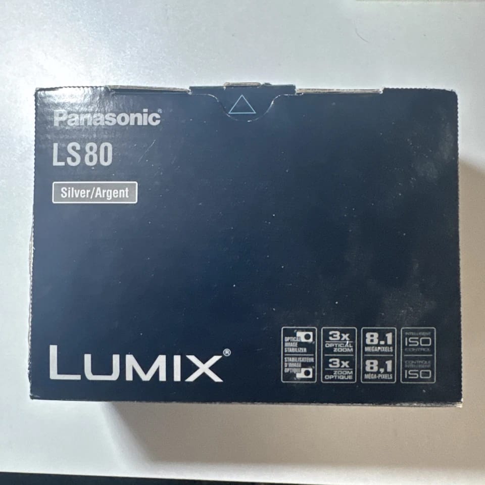 Panasonic LUMIX LS80 Digital Cameras Black New Body Only