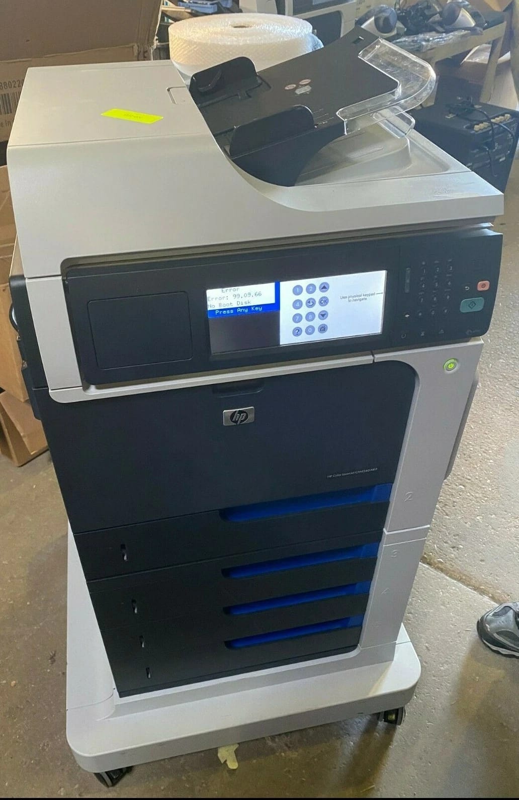 HP cOLOR LASERJET CM4540 Printers Used - Good