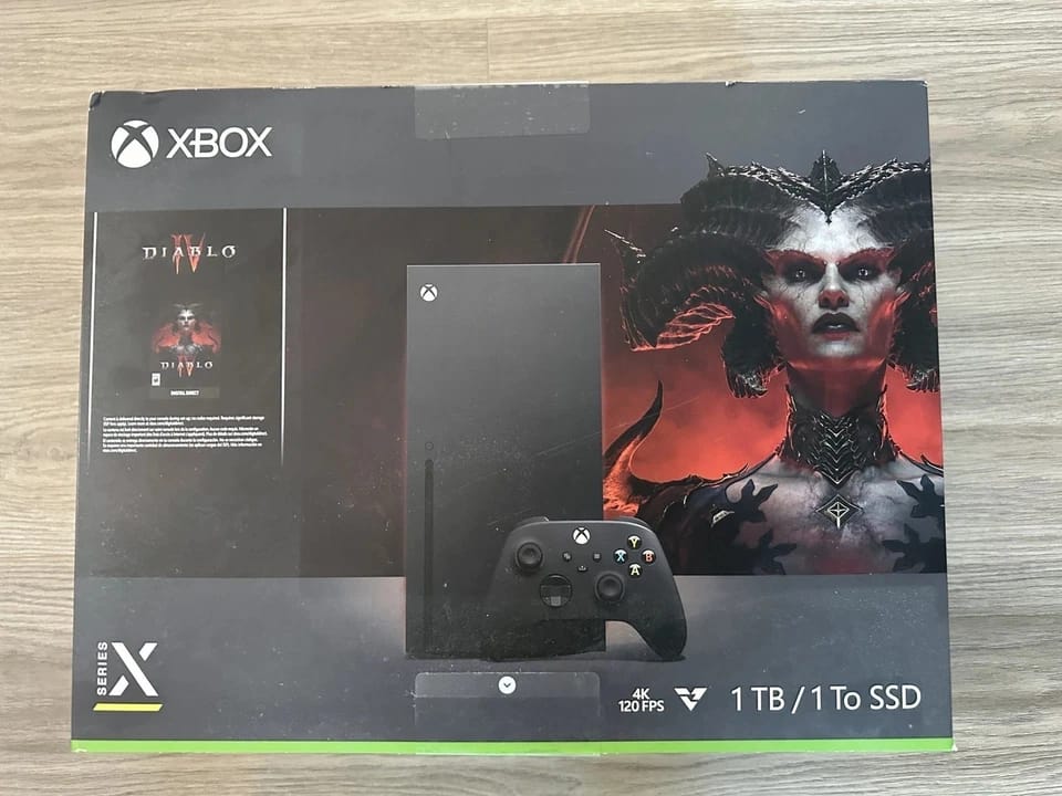 Microsoft Series X Basic Video Game Consoles Black Diablo IV Bundle New