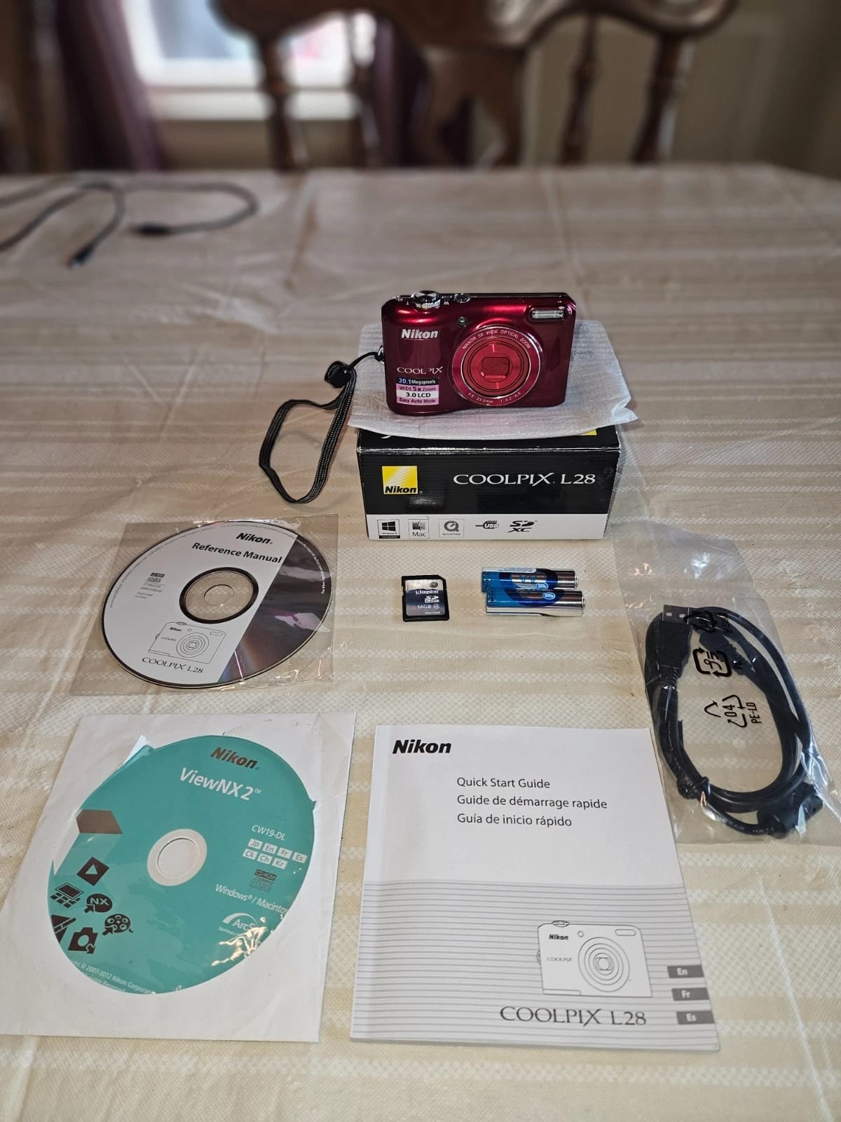 Nikon COOLPIX L28 Digital Cameras Red New Body Only