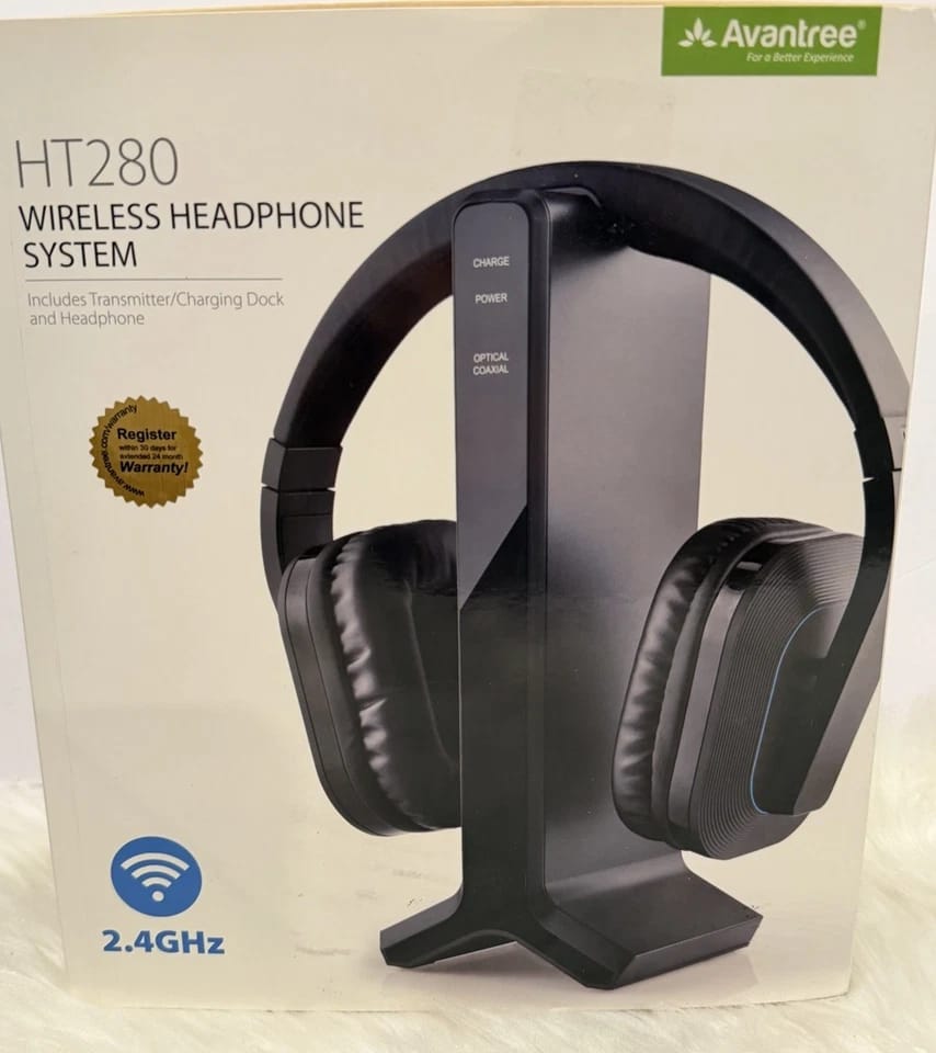 Avantree HT280 Headphones & Earbuds Black New