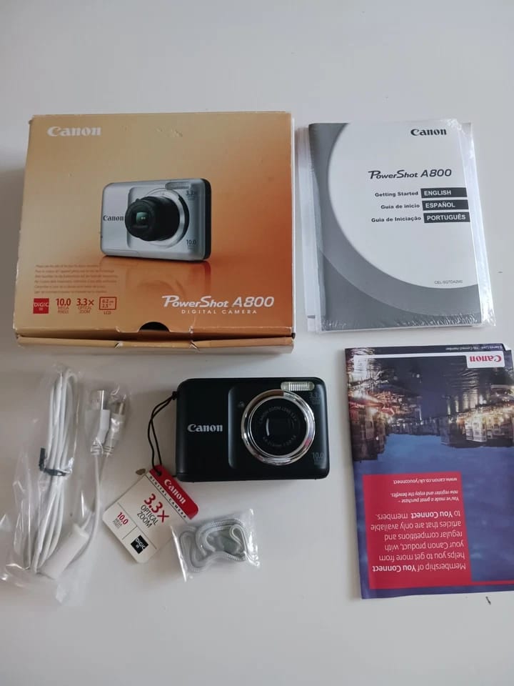 Canon PowerShot A800 Digital Cameras Blue Used - Good Body Only