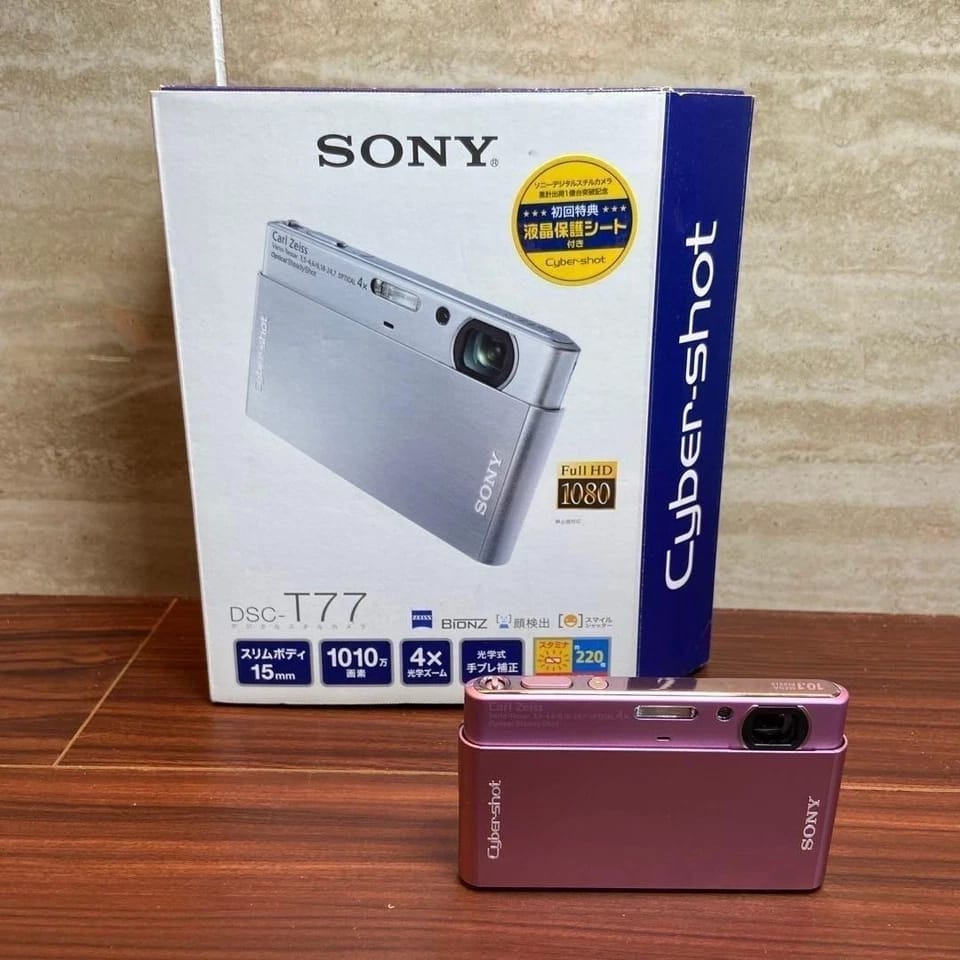 Sony Cyber-shot DSC-T77 Digital Cameras Silver Used - Good Body Only