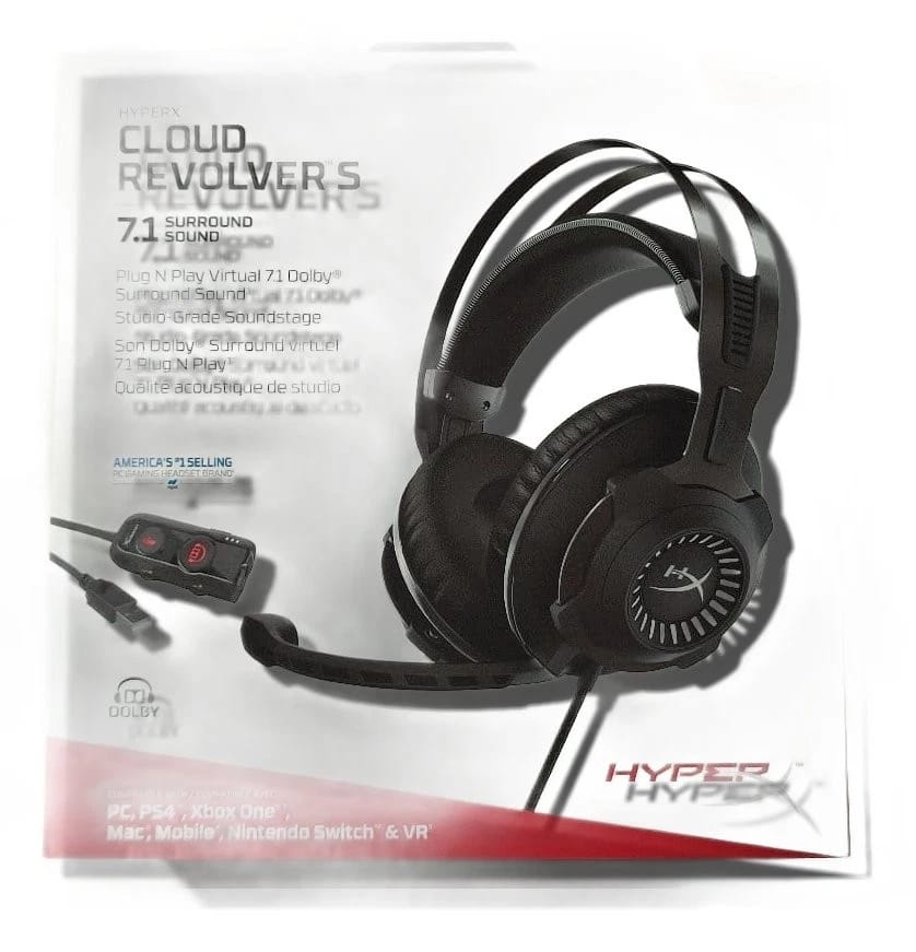 HyperX Cloud Revolver S Headphones & Earbuds Black Used - Good