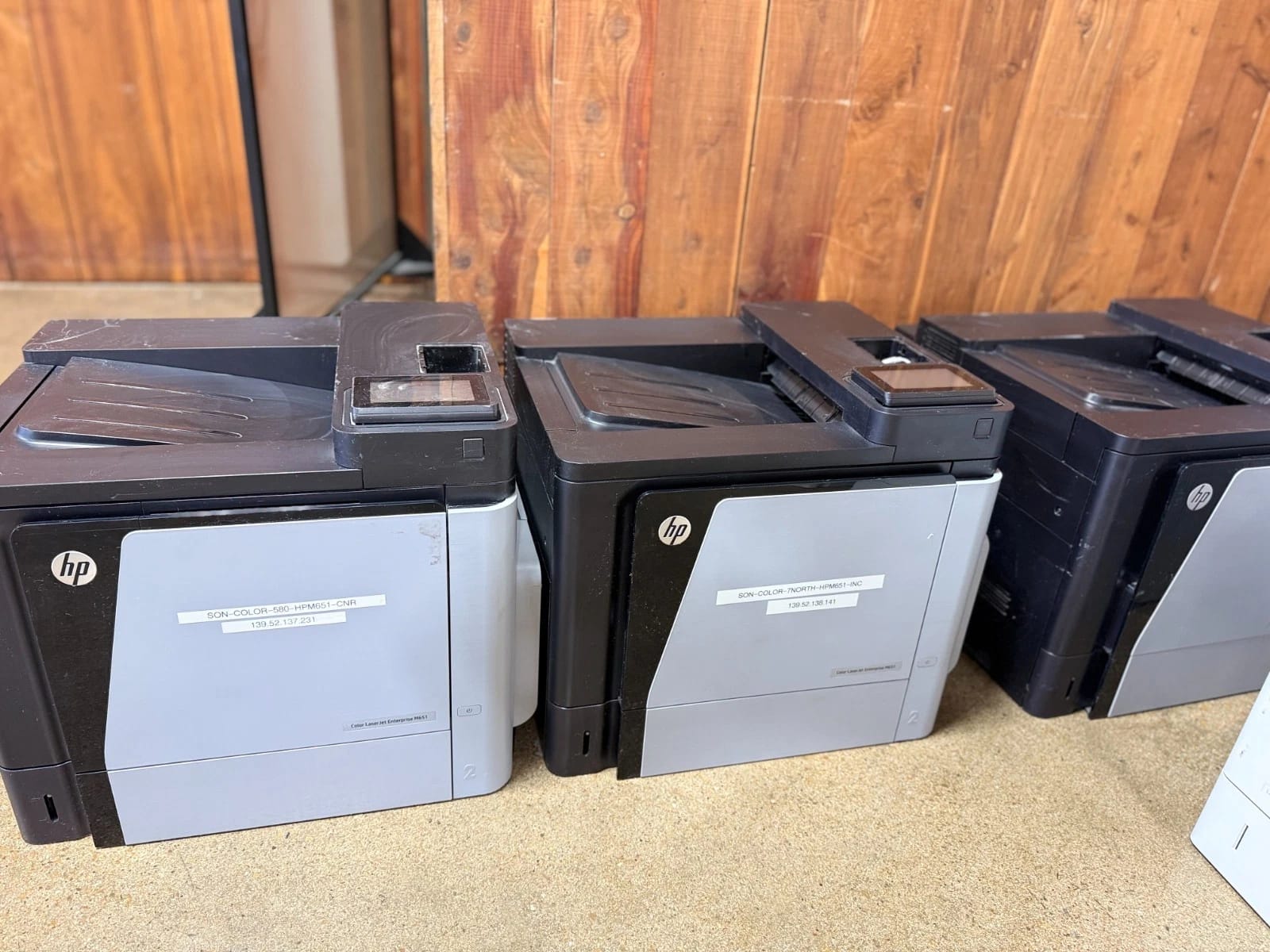 HP LaserJet M605 Printers Used - Good