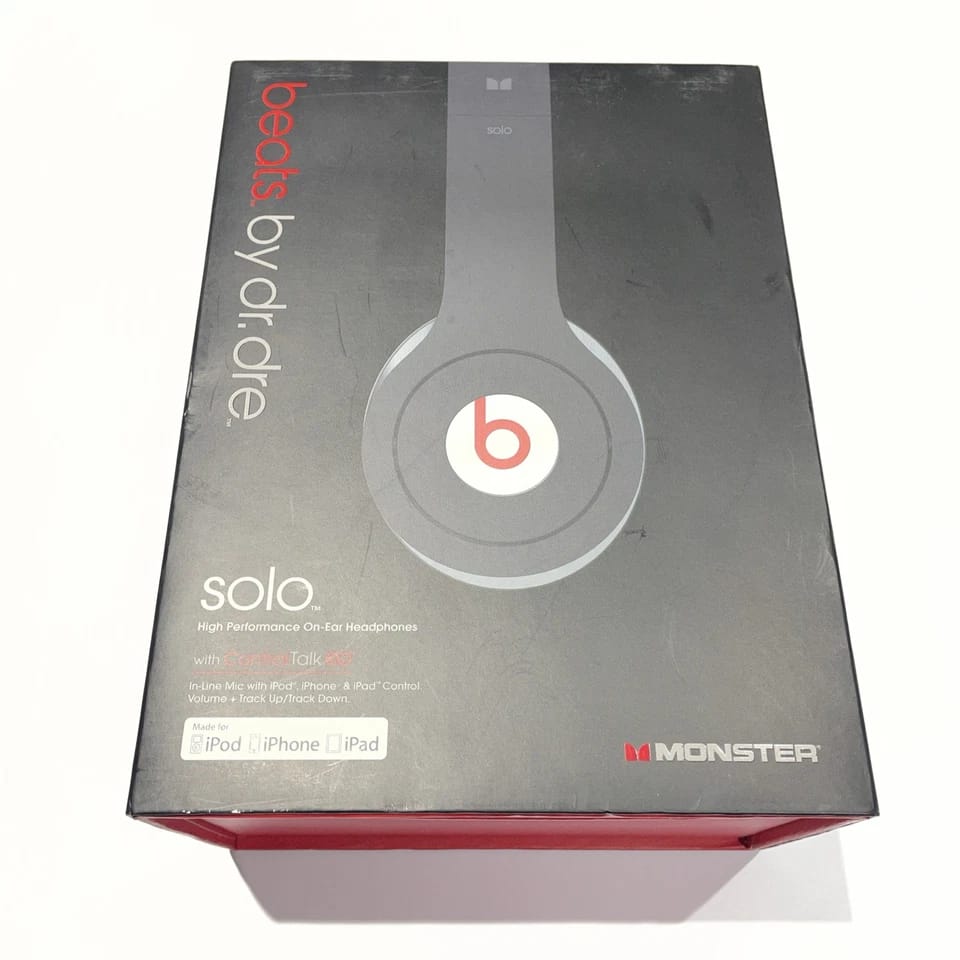 Beats Solo 1 2 or 3 Headphones & Earbuds Black New