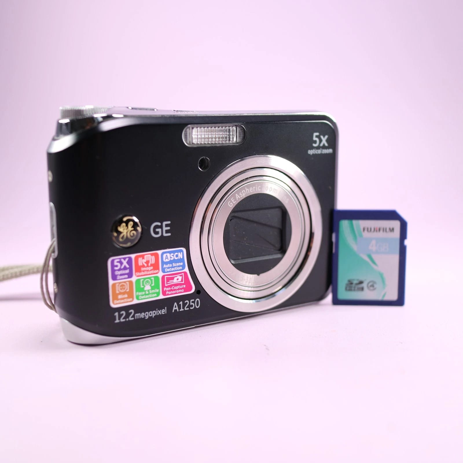 GE A1250 Digital Cameras Silver Used - Good Body Only