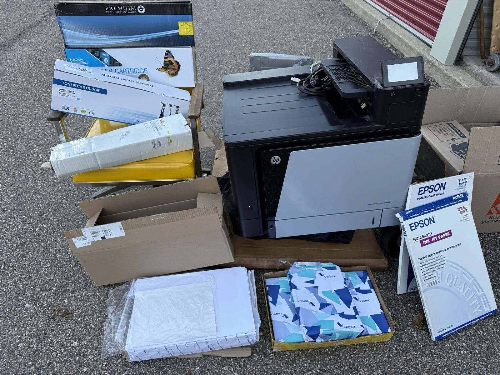 HP M855DN Printers Used - Good