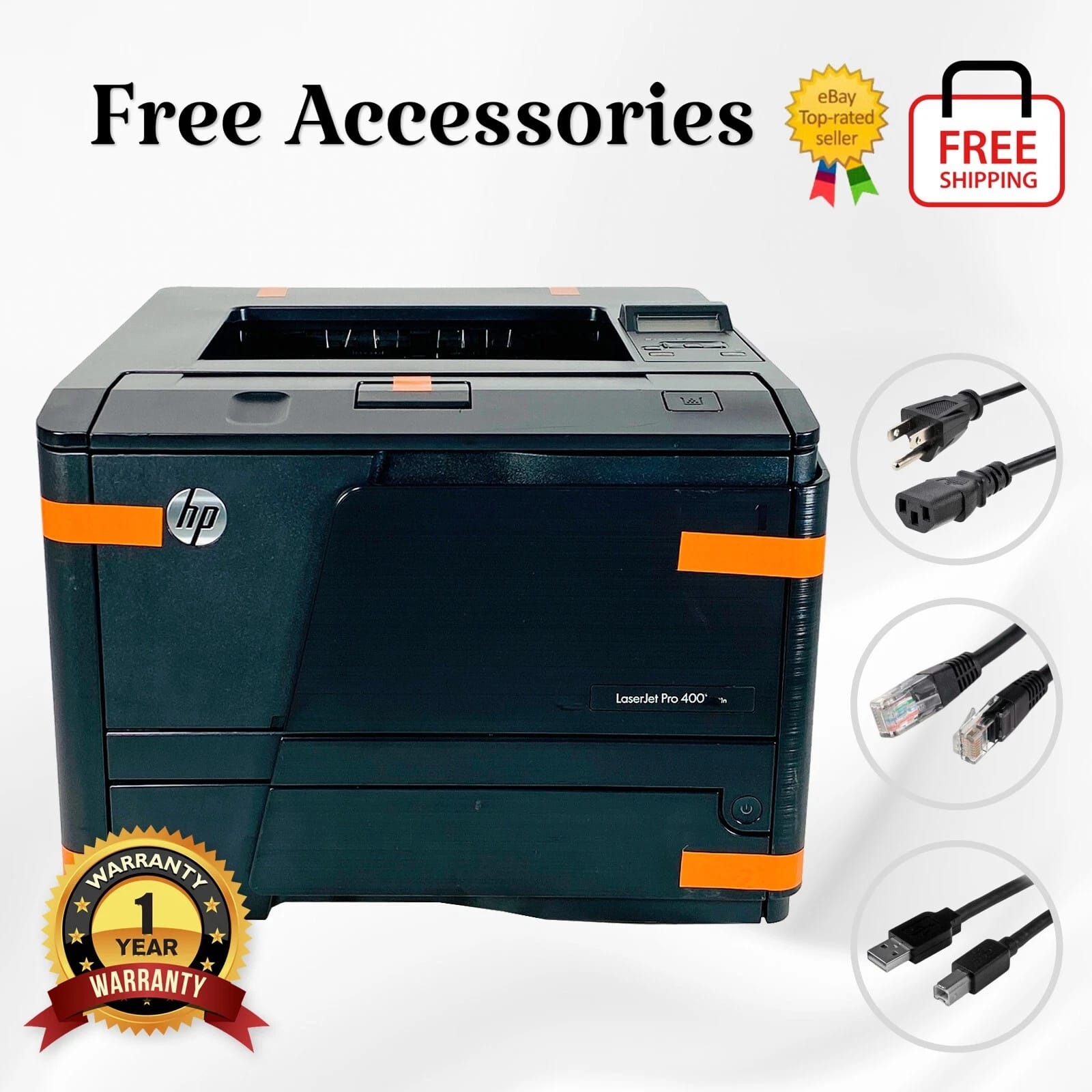 HP LaserJet Pro M401dne Printers Used - Good