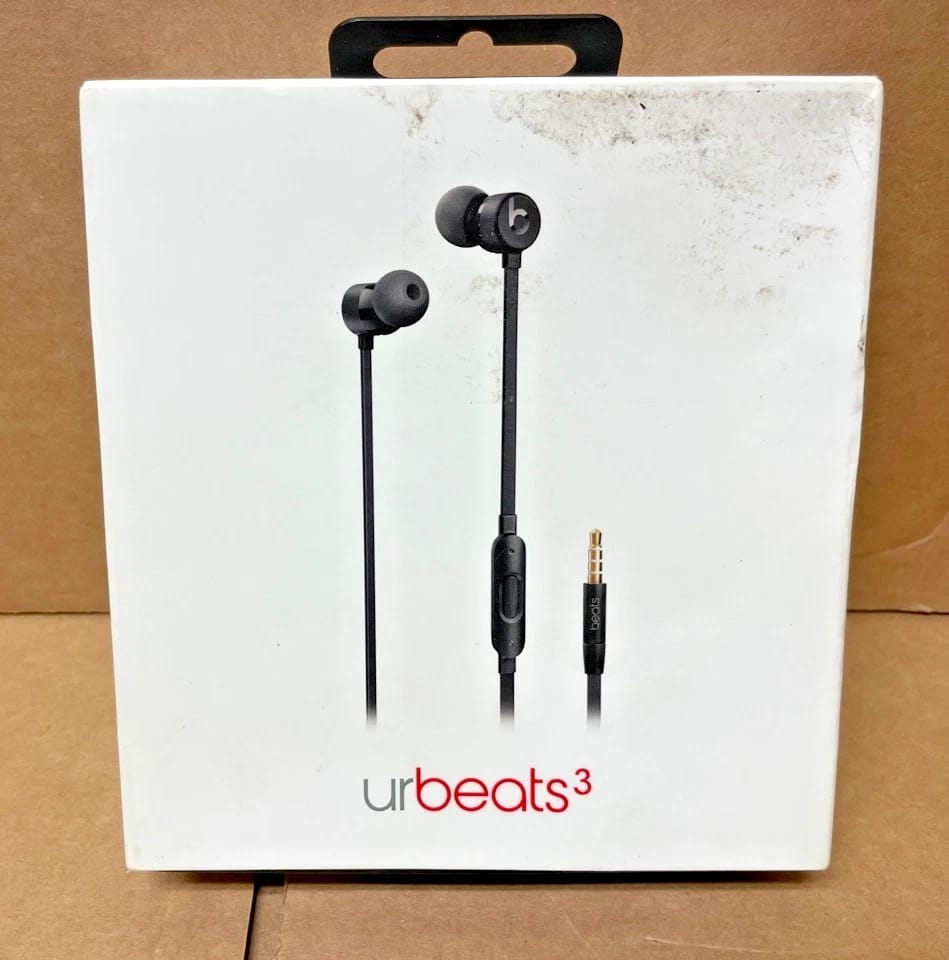 Beats UrBeats3 Headphones & Earbuds Black Open-Box Excellent