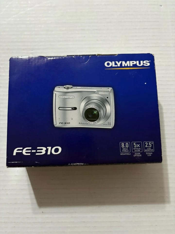OM SYSTEM fe-310 Digital Cameras Silver New Body Only