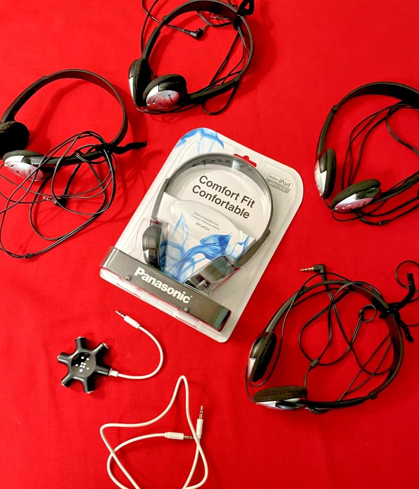 Panasonic RP-HT21 Headphones & Earbuds Black New