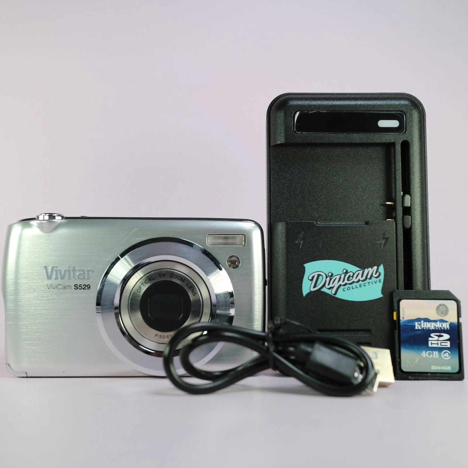 Vivitar ViviCam S529 Digital Cameras Black New Body Only