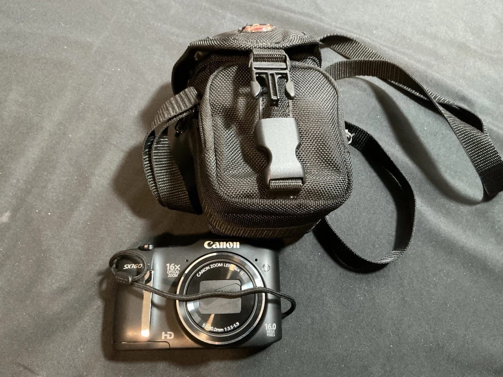Canon PowerShot SX160 IS Digital Cameras Black Used - Good Body Only