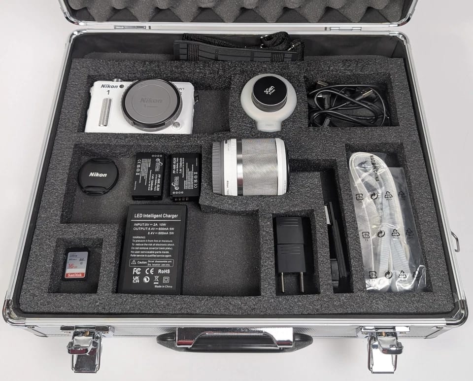 Nikon 1 AW1 Digital Cameras White New Body Only