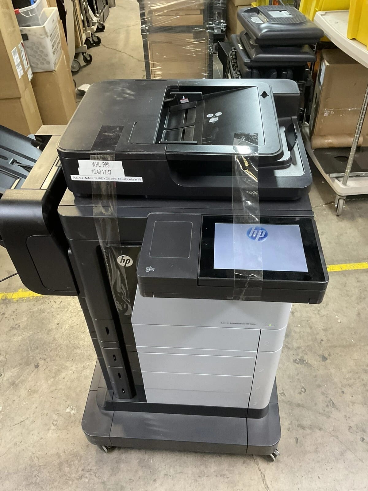 HP Laserjet Enterprise Flow MP M630 Printers Used - Good